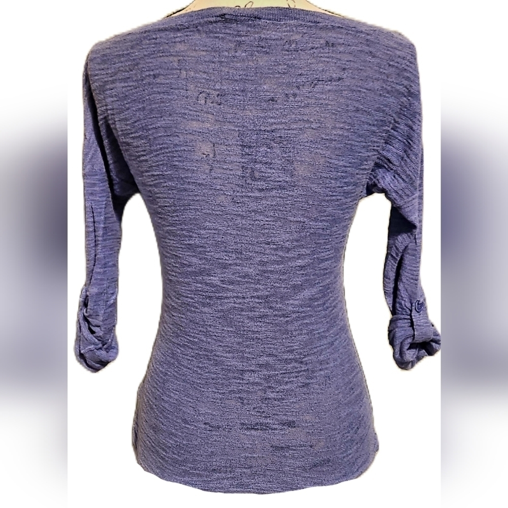 Express Blue Long Sleeve Shirt - Picture 5 of 7
